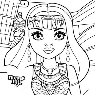 Kolorowanka Cleo De Nile Z Monster High 51644-43004