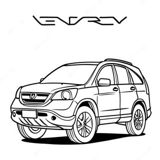 Kolorowanka Honda Crv 51975-43266