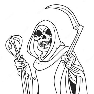 Demon Grim Reaper Kolorowanka 52135-43390