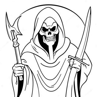 Demon Grim Reaper Kolorowanka 52135-43391