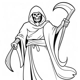 Demon Grim Reaper Kolorowanka 52135-43392