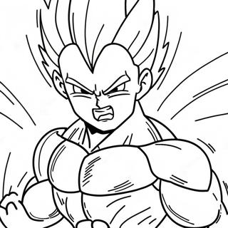 Majin Vegeta W Akcji Kolorowanka 52156-43409