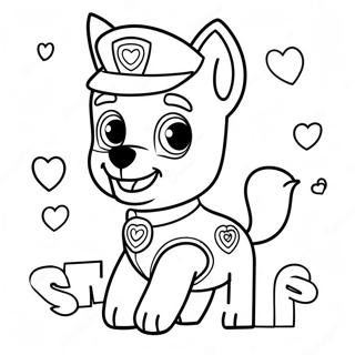 Kolorowanka Z Walentynkami Paw Patrol 52346-43546