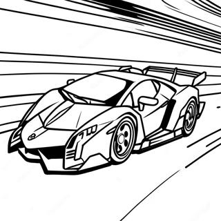 Kolorowanka Lamborghini Veneno Na Torze 52417-43607