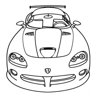 Dodge Viper Kolorowanki