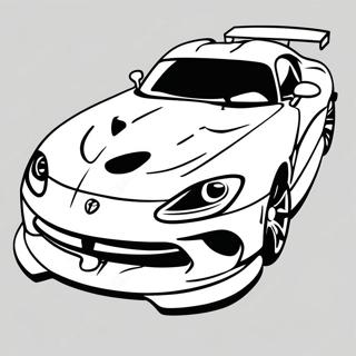 Kolorowanka Dodge Viper W Ruchu 52447-43630