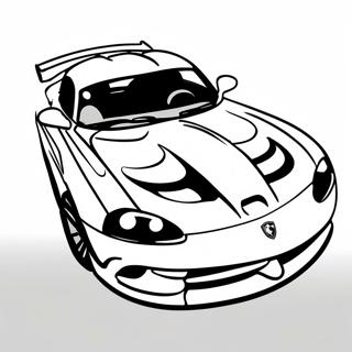 Kolorowanka Dodge Viper W Ruchu 52447-43632