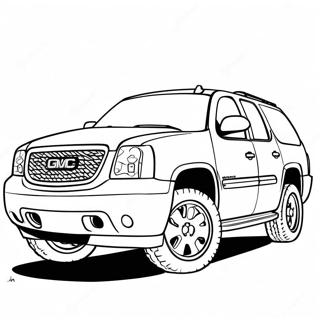 Gmc Yukon Kolorowanki