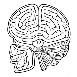 Kolorowanka Z Anatomia Mozgu 53367-44344