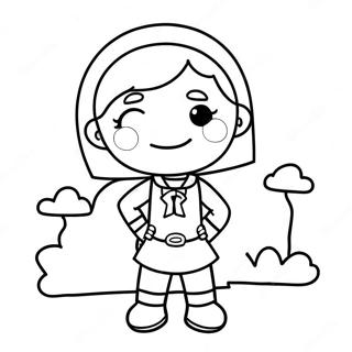 Kolorowanka Word Girl 54441-45315