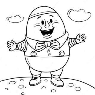 Kolorowanka Z Kolorowym Humpty Dumpty 54762-45581