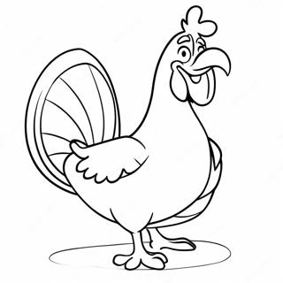 Foghorn Leghorn W Komicznej Pozie Do Kolorowania 55222-45947