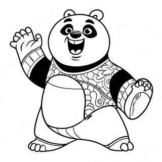 Kung Fu Panda Kolorowanki