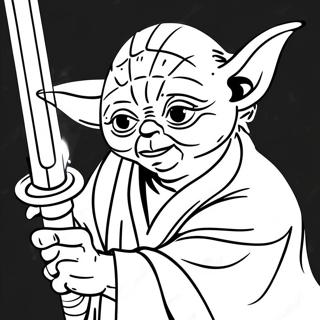 Yoda Z Mieczem Swietlnym Kolorowanka 56142-46674