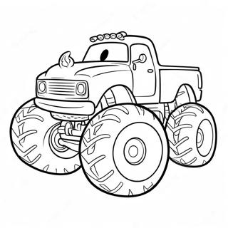 Swiateczny Monster Truck Kolorowanka 56172-46698