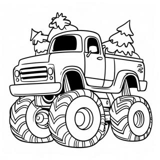 Swiateczny Monster Truck Kolorowanka 56172-46700