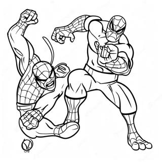 Spiderman I Hulk Kolorowanki