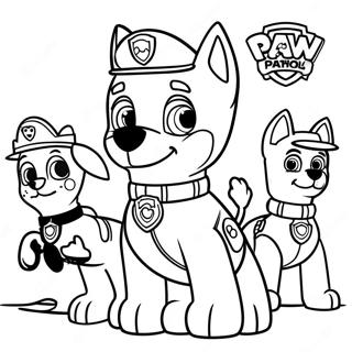 Kolorowanka Paw Patrol Na Halloween 57263-47626