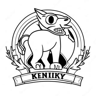 Kolorowanka Z Logo Uniwersytetu Kentucky 57273-47630