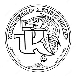 Kolorowanka Z Logo Uniwersytetu Kentucky 57273-47631