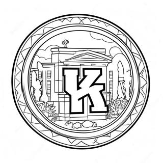 Kolorowanka Z Logo Uniwersytetu Kentucky 57273-47632