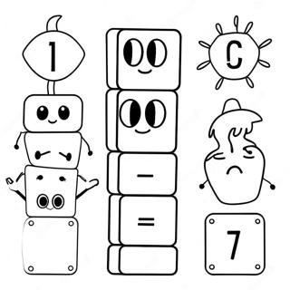 Kolorowanka Numberblocks 100 57594-47883