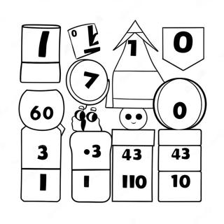 Kolorowa Kolorowanka Numberblocks 100 57595-47886