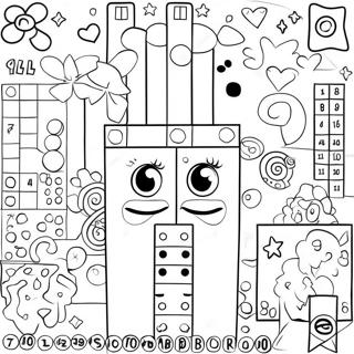 Kolorowa Kolorowanka Numberblocks 100 57595-47888