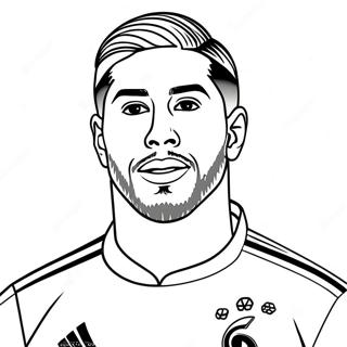 Kolorowanka Sergio Ramos 57614-47899