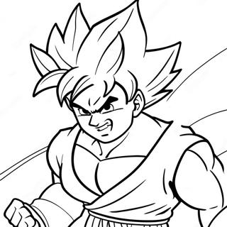 Goku W Formie Super Saiyan Kolorowanka 57785-48034