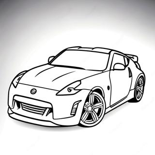 Nissan 370z Kolorowanki