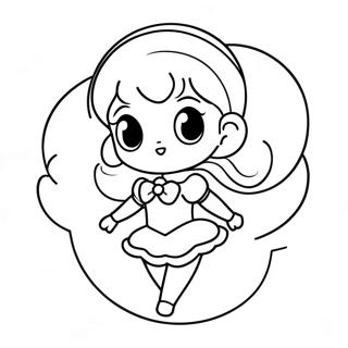 Kolorowanka Chibi Sailor Mercury W Akcji 57915-48141