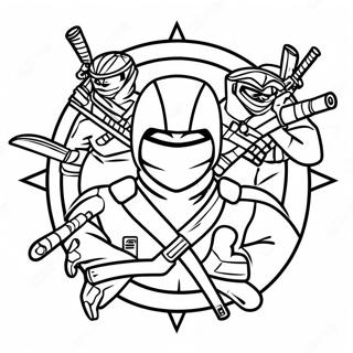 Kolorowanka Logo Spy Ninjas 5794-4628