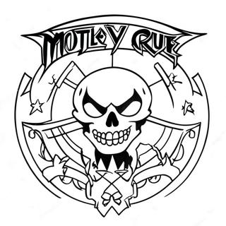 Motley Crue Kolorowanki