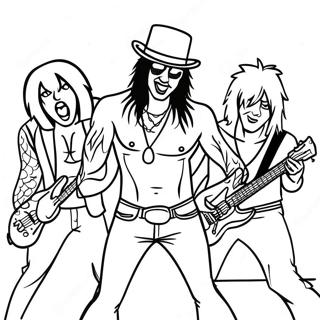 Motley Crue Kolorowanki