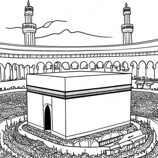 Kolorowanka Z Kaaba W Mekce 58425-48554