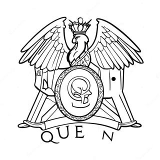 Kolorowanka Logo Zespolu Queen 58755-48800