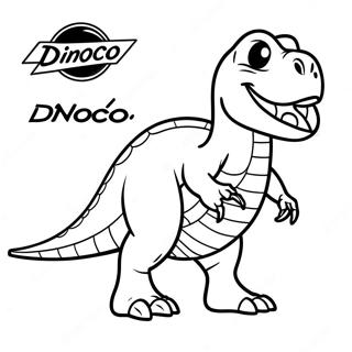 Kolorowanka Z Logo Dinoco 59005-49003