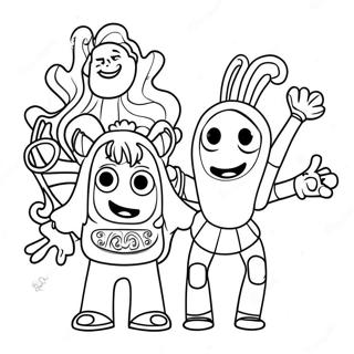 Kolorowanka Doodlebops 59466-49362