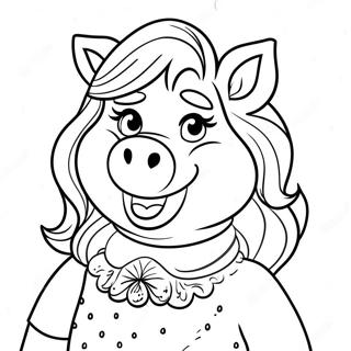 Miss Piggy Kolorowanki