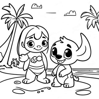 Lilo I Stitch W Tropikalnym Raju Kolorowanka 59777-49616