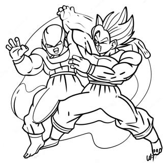 Goku Vs Frieza Epicka Bitwa Strona Do Kolorowania 59866-49694