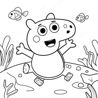 Podwodna Przygoda Peppa Pig Kolorowanka 60357-50078