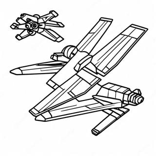 Kolorowanka X Wing Starfighter 60766-50405