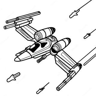 Kolorowanka X Wing Starfighter 60766-50408