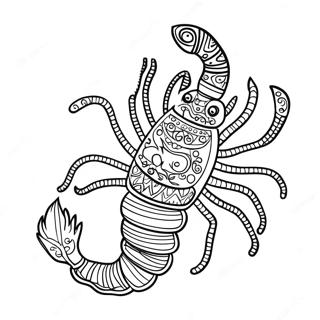 Kolorowanka Znak Zodiaku Skorpion 60816-50438