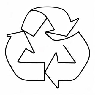 Kolorowanka Symbol Recyklingu 6104-4875