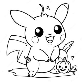 Kolorowanka Halloween Pikachu 6114-4883