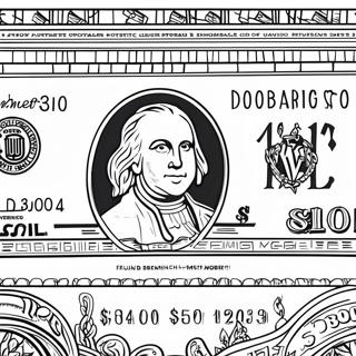 Kolorowanka Z Banknotem Dolara 61356-50871