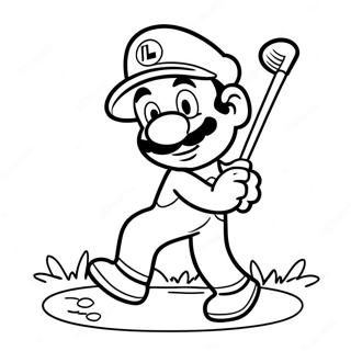 Mario Golf Kolorowanki